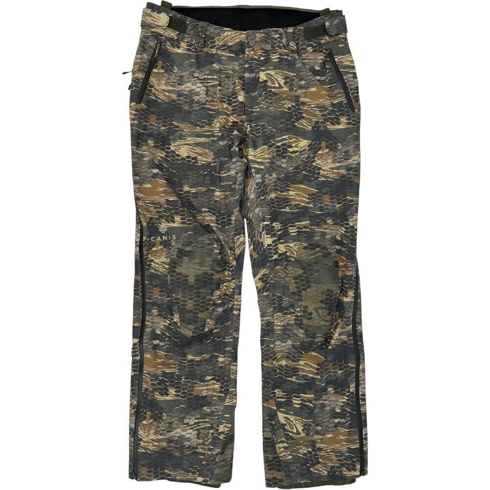 CANIS Men's Nunavut Waterproof Rain Pant Alpha Camo XXL - Picture 1 of 14